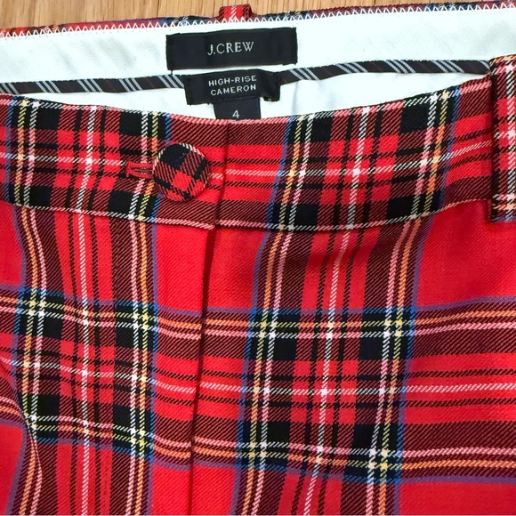 High-rise Cameron pant in red Stewart tartan - Picture 3 of 5